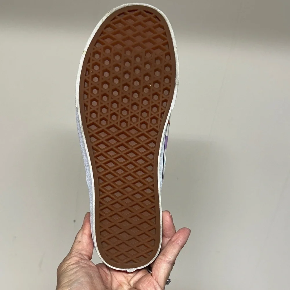 Vans Multicolor Checkered Slip-On Sneakers women’s 7.0 men’s 5.5